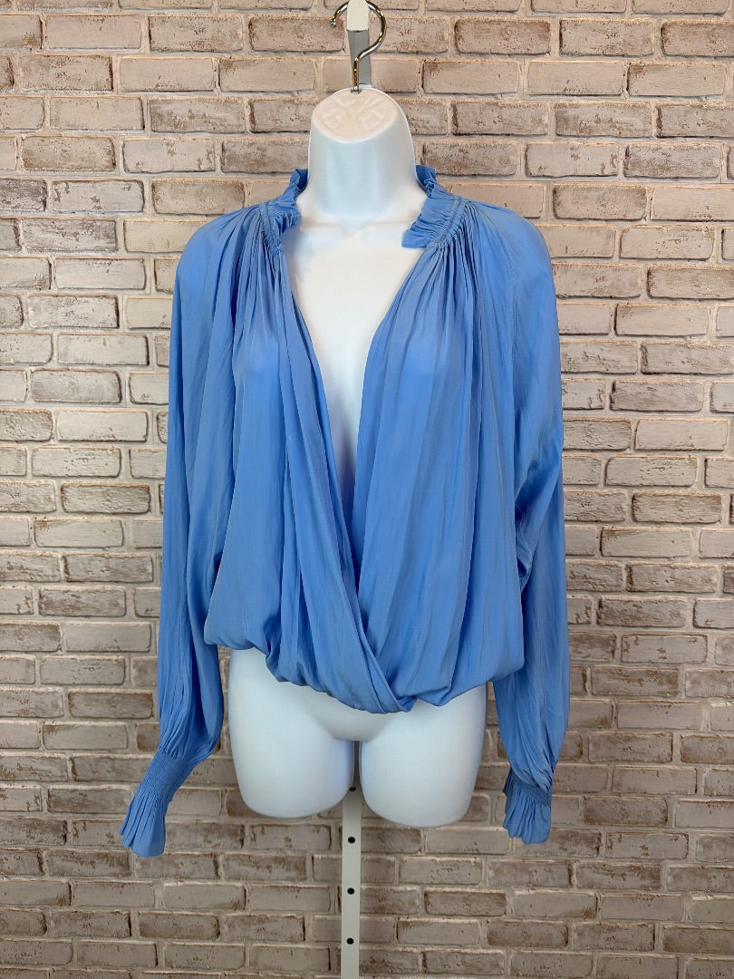 Ramy brook Shirt, Blue, Small, Used - Excellent