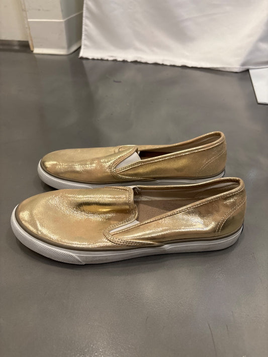 Sperry Sneakers, Gold, 10, Used - Good