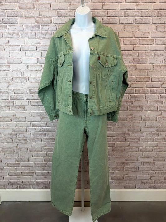 Levi's Matching Set – Green, Size Small – New With Tags Condition
