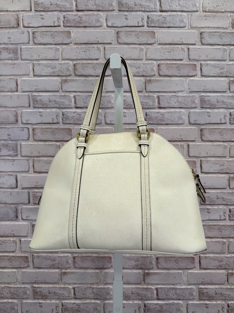 Coach Handbag, White, One Size, Used - Fair