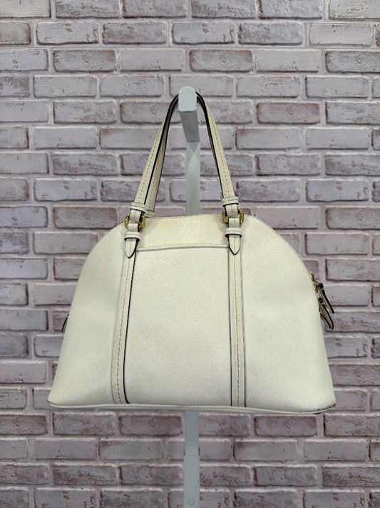 Coach Handbag, White, One Size, Used - Fair