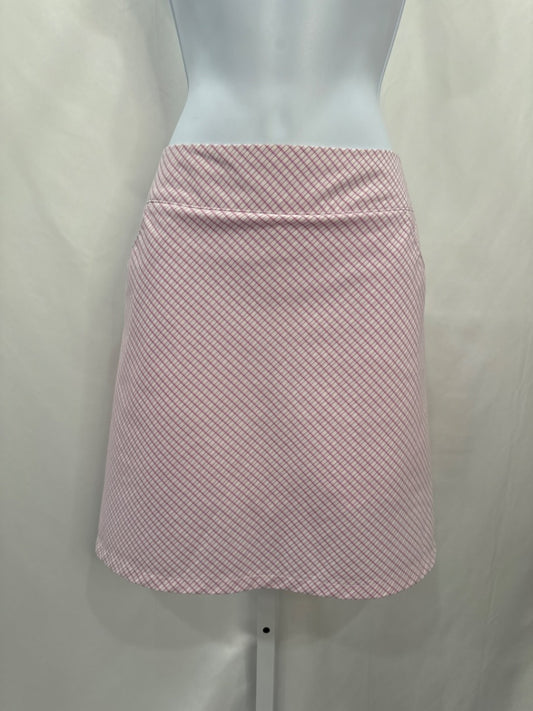 Adidas Skort, Pink plaid, Large