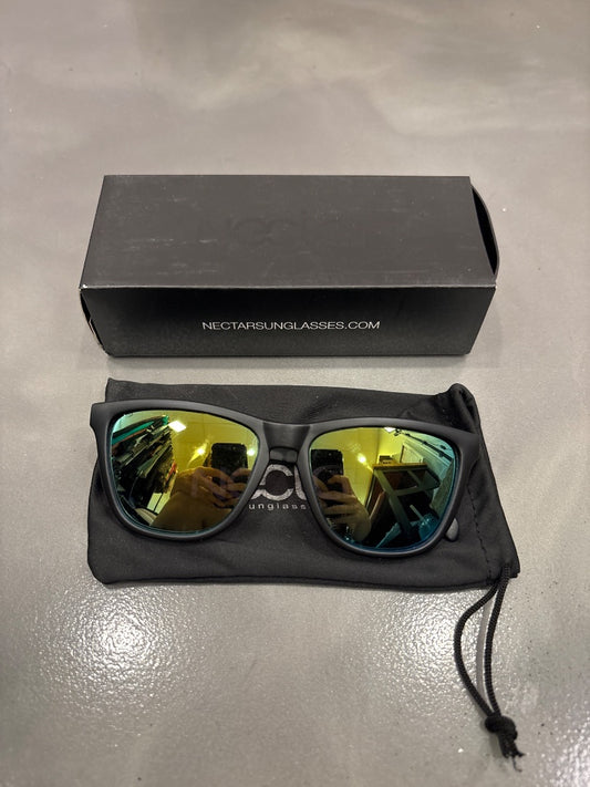 Nectar Sunglasses, Black, One Size, Brand New
