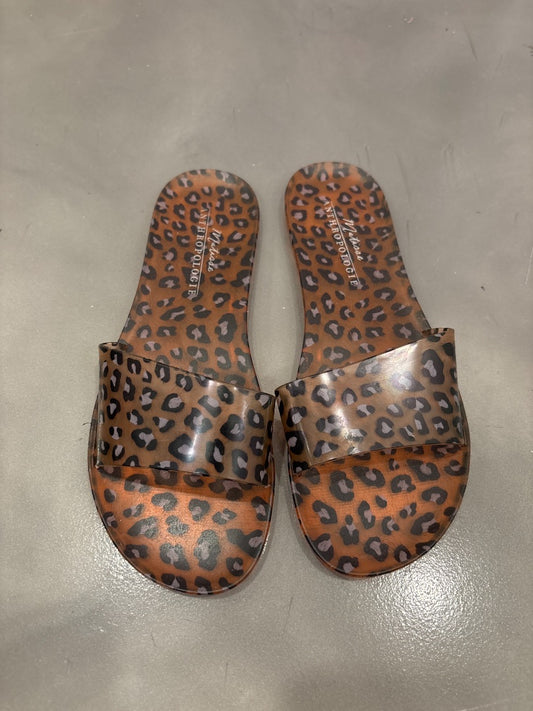 Anthropologie Sandals, Leopard, 7, Used - Excellent