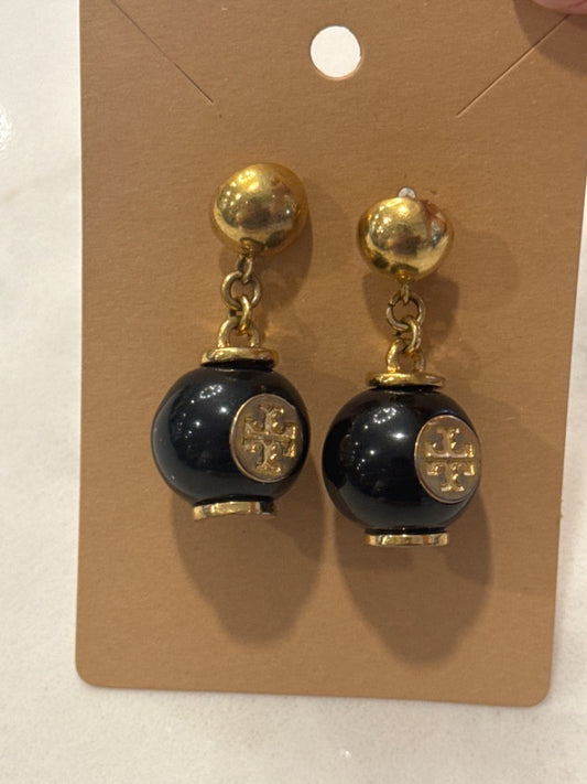 Tory Burch Earrings, Black/gold, One Size, Used - Good