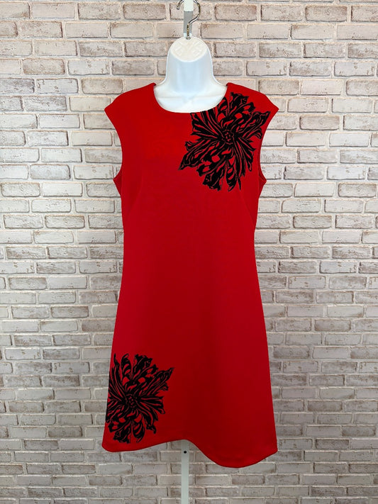 Calvin Klein Dress, Red/black, 10, Used - Excellent