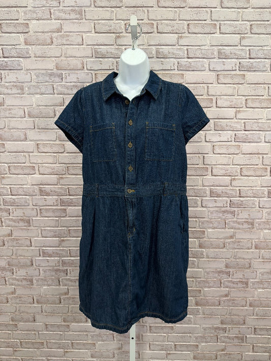 J.crew Dress, Denim, 16, Used - Good