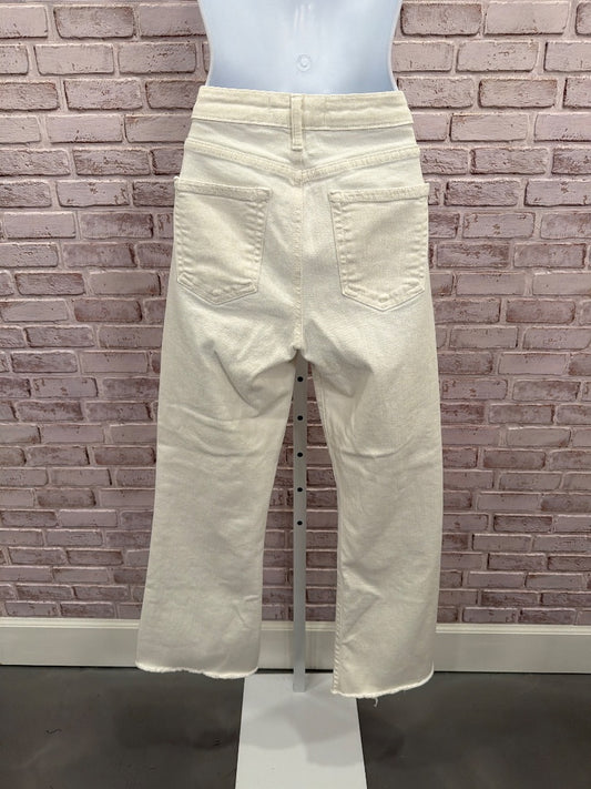 Just Black Denim Jeans, White, 28, Used - Good