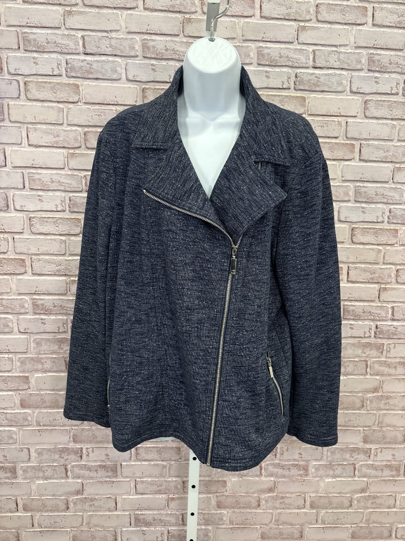Chicos Jacket, Blue, 3, Used - Good