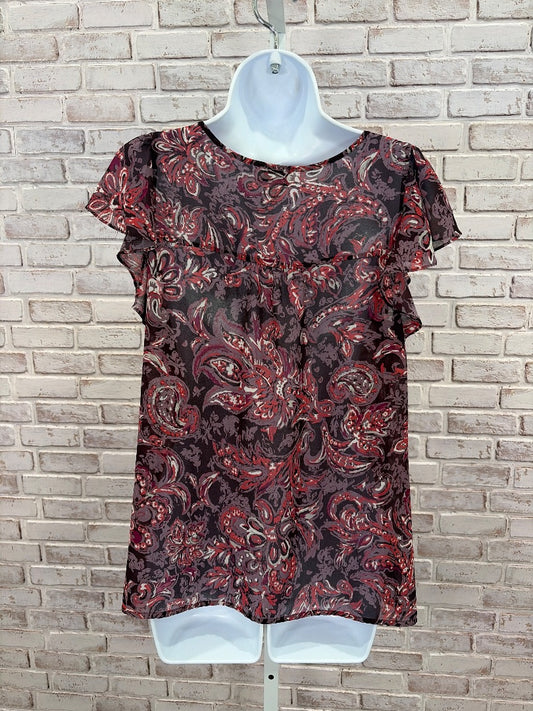 Loft Shirt, Purple multi, Medium, Used - Good