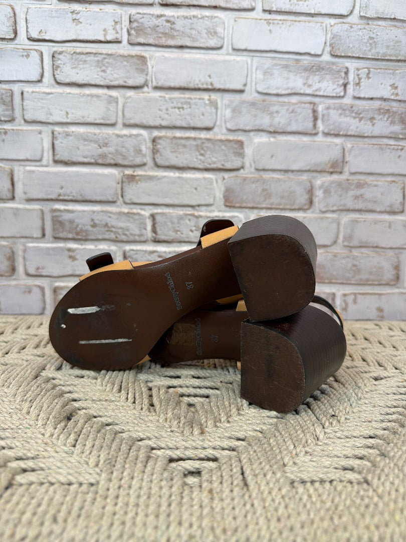 See by Chloe Heels, Tan, 37, Used - Excellent