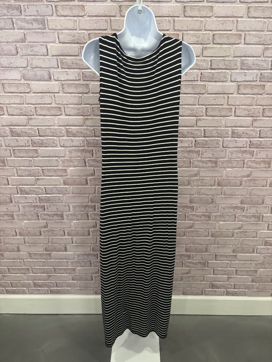 Tahari Dress, Black/white stripes, Small, New With Tags