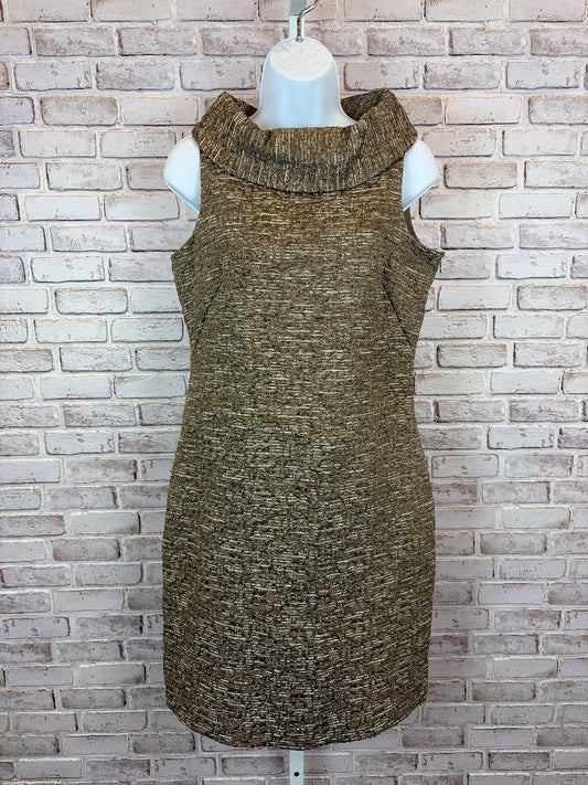 Michael Kors Dress, Brown/gold, 4, New With Tags