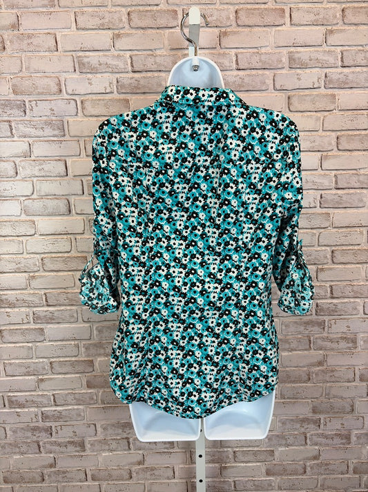 Michael Kors Shirt, Blue multi, Small, Used - Good