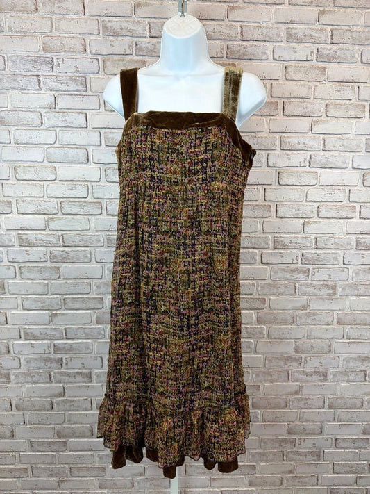 Vintage Cynthia Steffe Silk Dress, Multi, 10, Used - Excellent