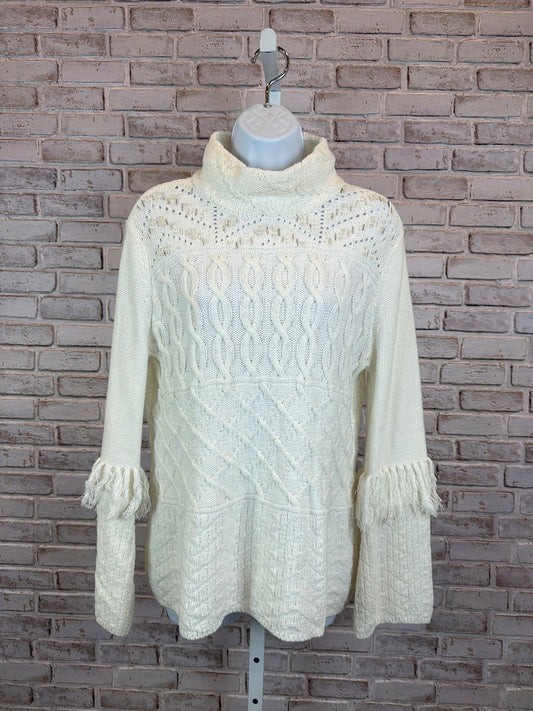 White House Black Market Sweater, White, Medium, Used - Excellent