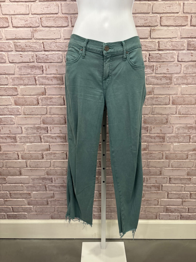 Mother The Rascal Fray Pants, Green, 29, Used - Good