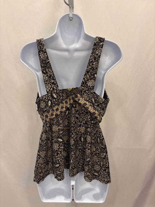 Amoressa Swim top, Black/gold, Large