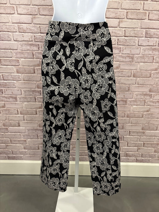 Elliott Lauren Capris, Black/white Gingham, 12, Used - Good