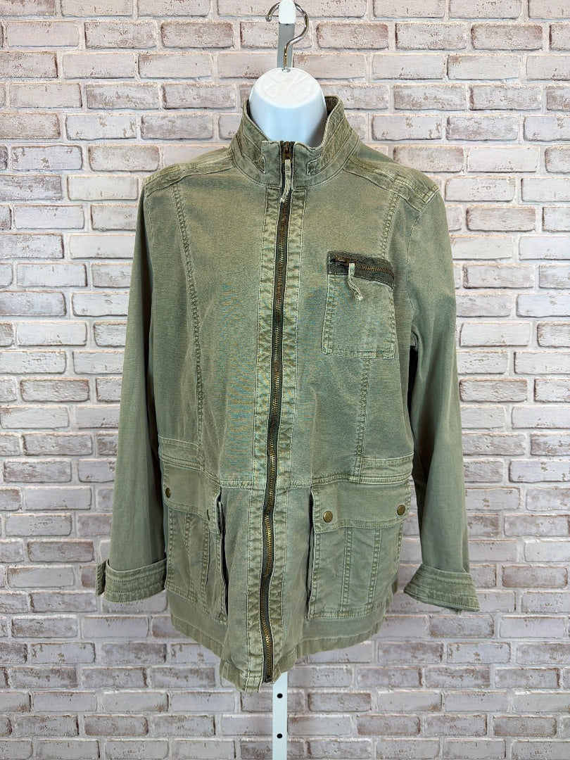 Lucky Brand Jacket, Green, Large, Used - Excellent