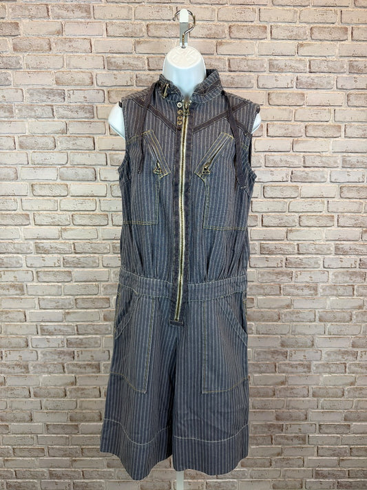 Diesel Jumpsuits, Grey pinstripes, Medium, New With Tags