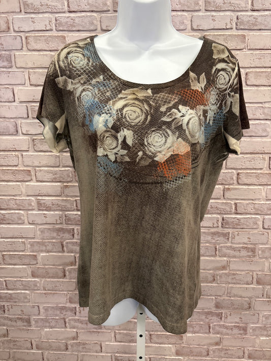 Mudd Tee shirt, Brown, XL, Used - Good