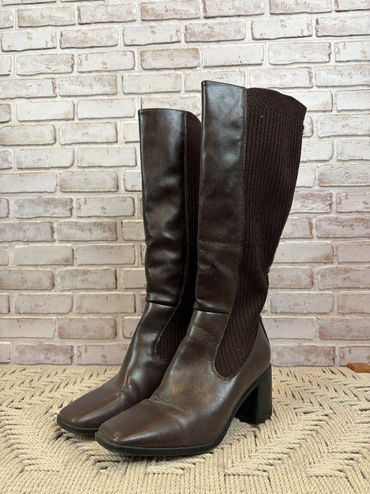 Comfort foam Boots, Brown, 8, Used - Good