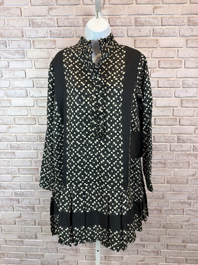 Tuckernuck Dress, Black/beige, Large, New With Tags
