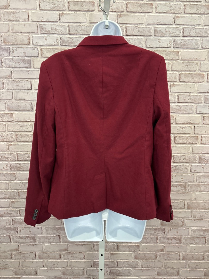 Banana Republic Blazer, Maroon, 10, Used - Good