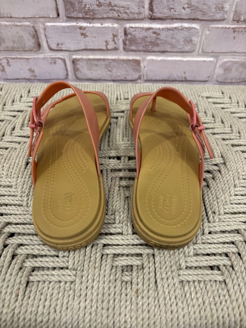 Crocs Sandals, Pink, 8, Used - Good