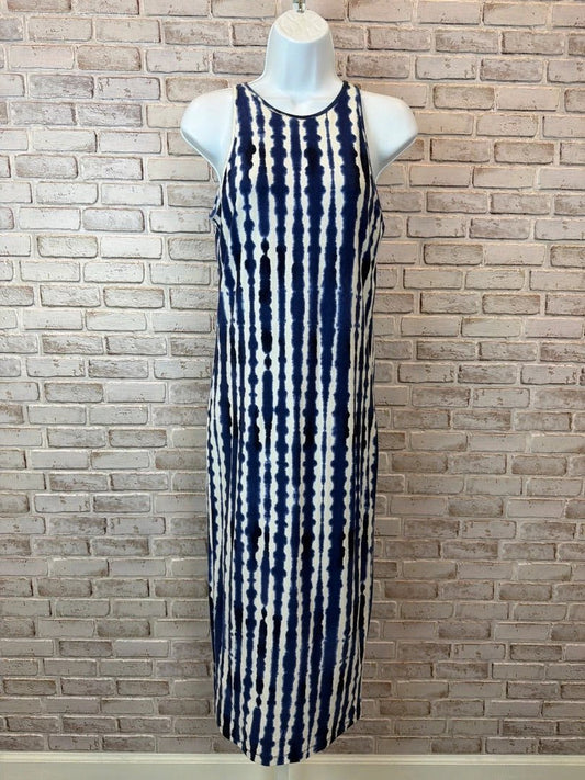 Athleta Tie Dye Dress - Navy, Size S - Excellent Condition