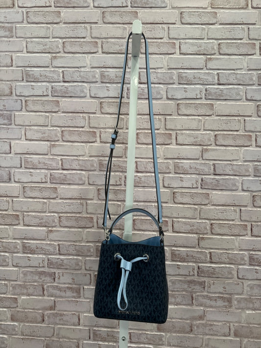 Michael Kors Crossbody, Blue monogram, One Size, Used - Good