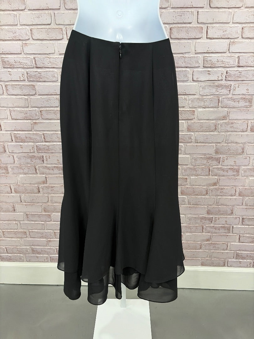 Adrianna Papell Skirt, Black, 2, Used - Good