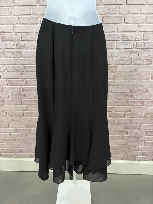 Adrianna Papell Skirt, Black, 2, Used - Good