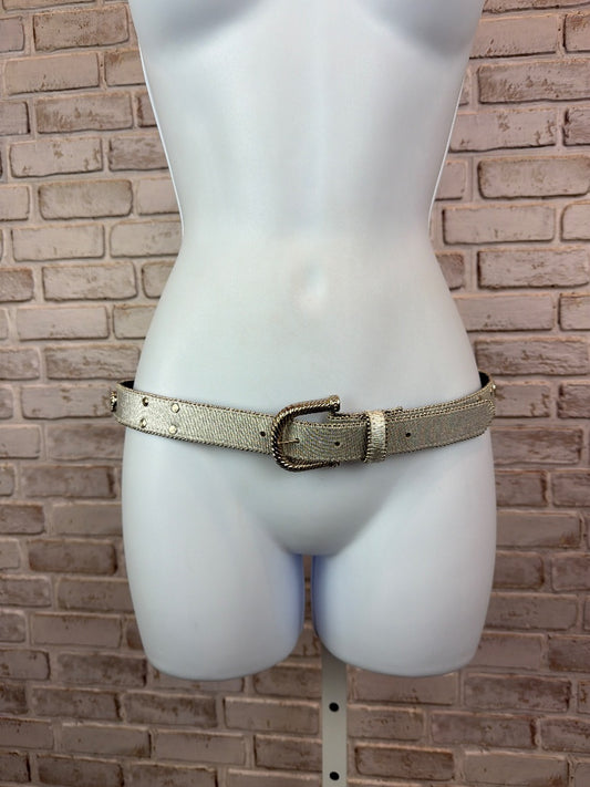 Absolutely Fresh Belt, Silver, M/L, Used - Good