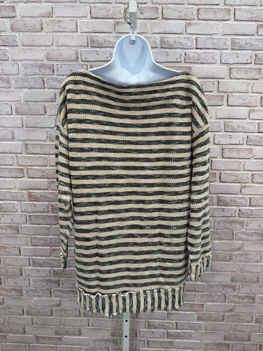 Soft Surroundings Sweater, XL, beige/navy, Used - Good