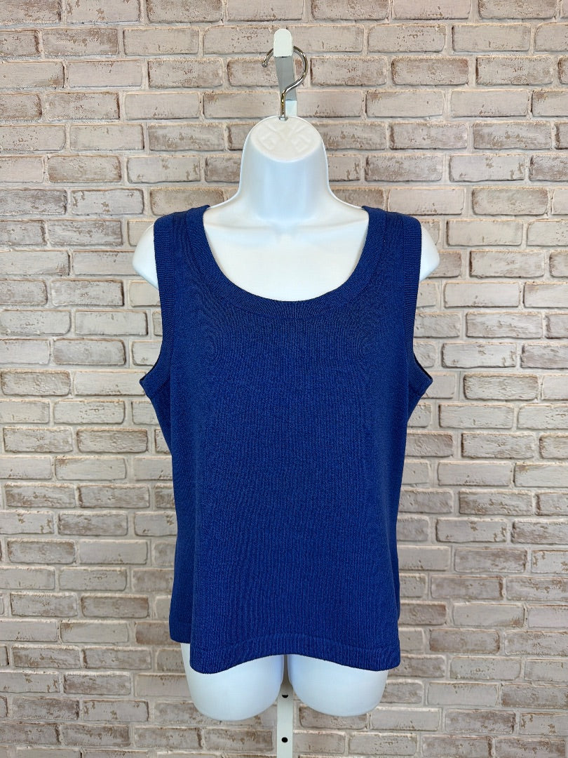 St John Tank top, Blue, Medium, Used - Good