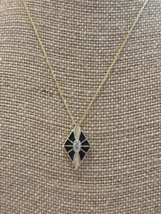 Various 925 Sterling Necklace, Gold, One Size, Used - Excellent