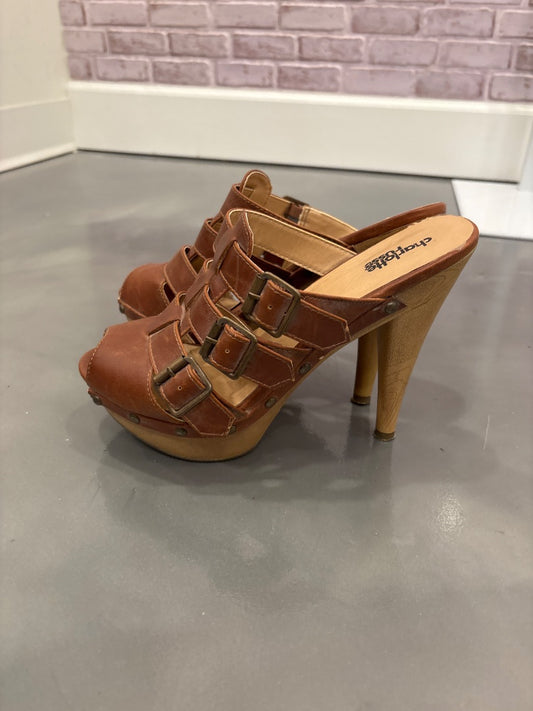 Charlotte Russe Heels, Brown, 8, Used - Good
