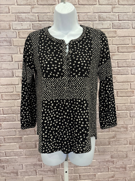 Lucky Brand Shirt, Black/off white, XS, Used - Good