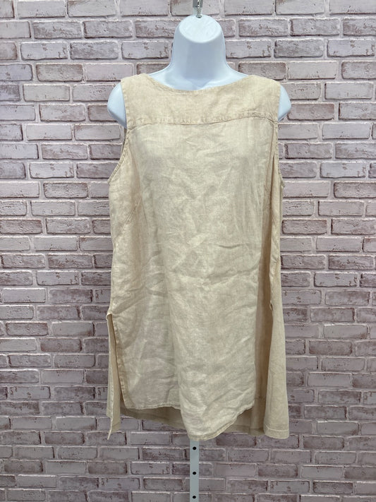 M.Rena Tunic, Tan, Medium, Used - Good