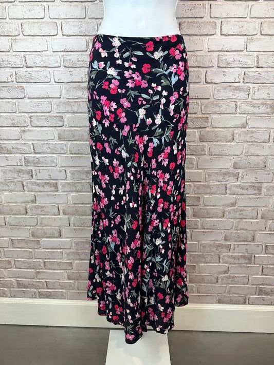Joules Bottom - Skirt – Joules Skirt, Navy/pink floral, 8, New With Tags