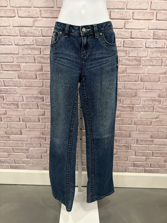 Apt 9 Baby Bootleg Jeans, Denim, 4, Used - Good
