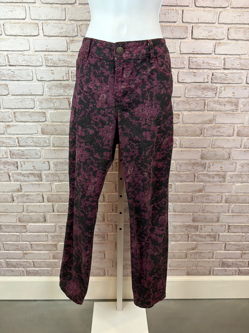 Cabi Jeans, Purple/black, 8, Used - Excellent