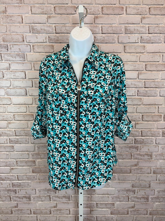 Michael Kors Shirt, Blue multi, Small, Used - Good