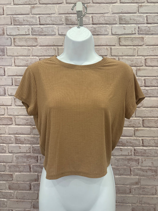 Alo Tee shirt, Brown, Large, Used - Good