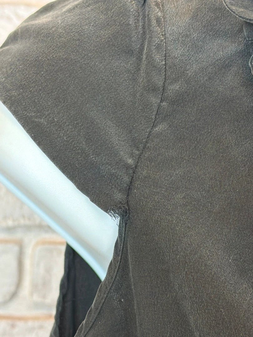 Kate Spade Top - Shirt – (See Damage) Kate Spade Silk Shirt, Black, XS, Used - Fair