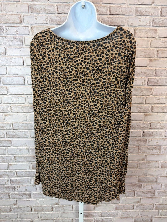 24/7 Maurices Shirt – Cheetah, Size 1 – Excellent Condition