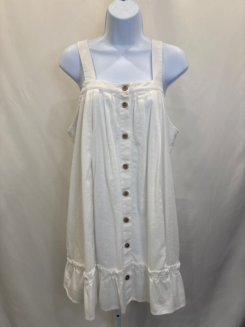 New In Dress, White, Large