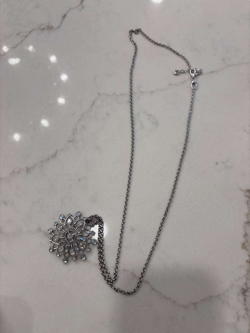 Brighton Necklace, Silver, One Size, Used - Good